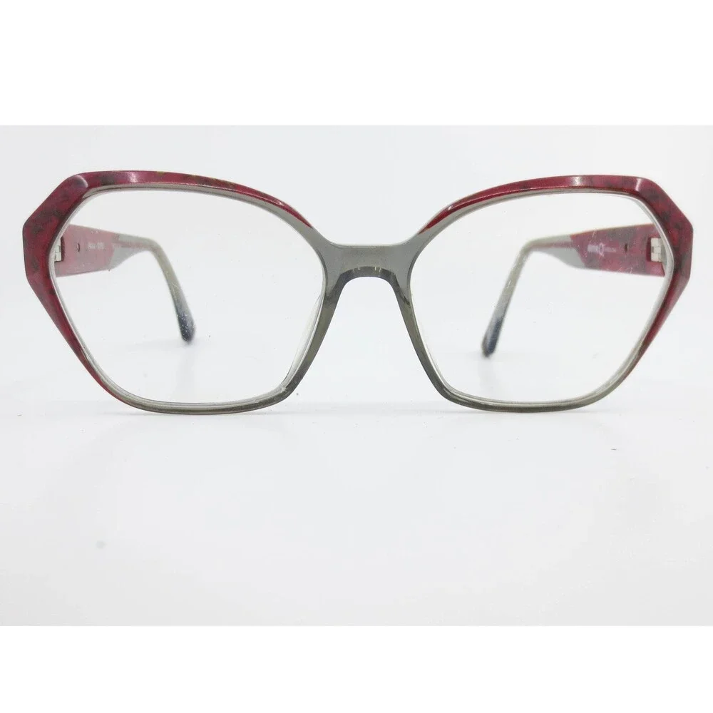 Etnia Barcelona Pavia GYRD Red Marble Grey Cat Eye Eyeglasses Frames 55-16-140